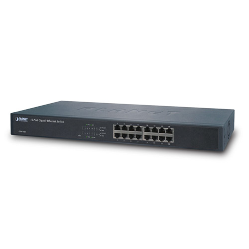 16ポート ギガビット イーサースイッチ：GSW1601
